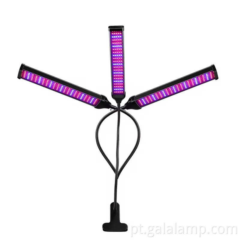 LED de clipe ajustável Cresça luz com recurso de preenchimento versátil